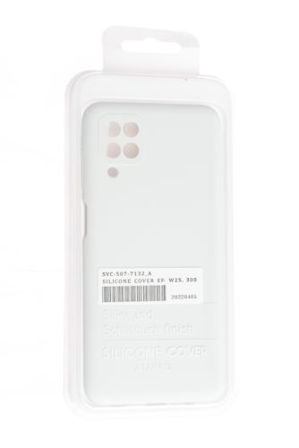 Чехол-накладка для Samsung A125F A12 SILICONE CASE NL OP закрытый белый (9) оптом, в розницу Центр Компаньон фото 3