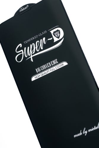 Защитное стекло для iPhone 13/13 Pro/14 Mietubl Super-D пакет черный оптом, в розницу Центр Компаньон фото 3