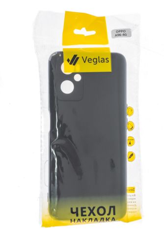 Чехол-накладка для OPPO A96 VEGLAS Air Matte черный оптом, в розницу Центр Компаньон фото 3