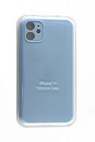 Купить Чехол-накладка для iPhone 11 SILICONE CASE Защита камеры сиренево-голубой (5) оптом, в розницу в ОРЦ Компаньон