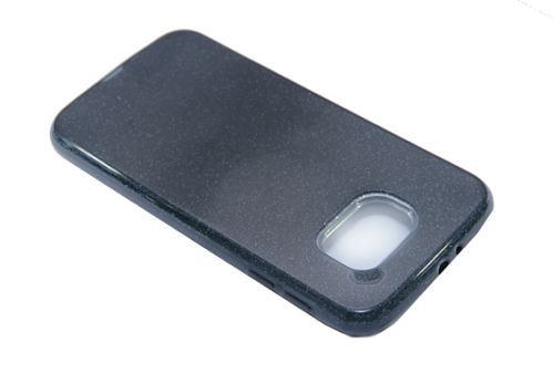 Чехол-накладка для Samsung G925 S6 Edge JZZS Shinny 3в1 TPU черная оптом, в розницу Центр Компаньон фото 3