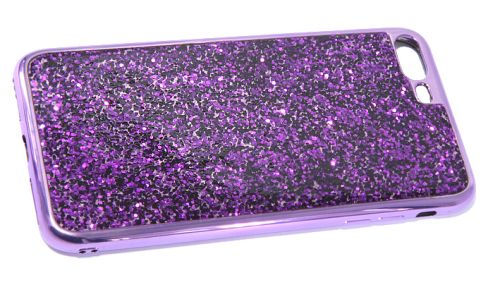 Чехол-накладка для iPhone 7/8 Plus YOUNICOU Блестки мелкие PC+TPU фиолетовый оптом, в розницу Центр Компаньон фото 3