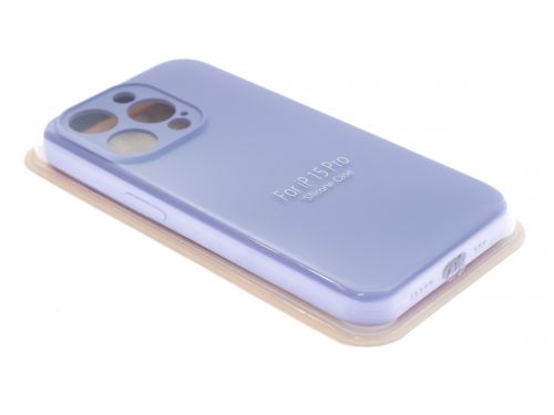Чехол-накладка для iPhone 15 Pro VEGLAS SILICONE CASE NL Защита камеры сиреневый (41) оптом, в розницу Центр Компаньон фото 2