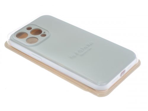 Чехол-накладка для iPhone 15 Pro Max VEGLAS SILICONE CASE NL Защита камеры белый (9) оптом, в розницу Центр Компаньон фото 2