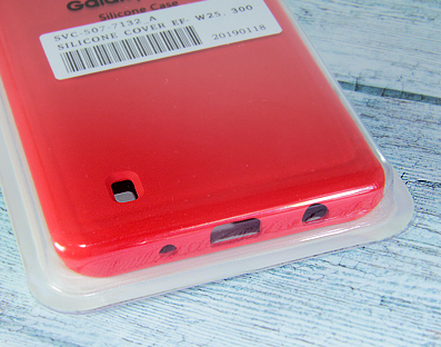 Чехол-накладка для Samsung M10 SILICONE CASE закрытый красный оптом, в розницу Центр Компаньон фото 2