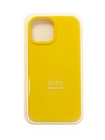 Купить Чехол-накладка для iPhone 15 VEGLAS SILICONE CASE NL закрытый желтый (4) оптом, в розницу в ОРЦ Компаньон