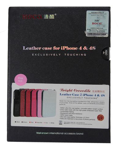 Чехол-книжка для iPhone 5/5S HOCO HI-L012 DUKE белый оптом, в розницу Центр Компаньон фото 5