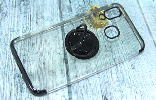 Чехол-накладка для Samsung A405F A40 ELECTROPLATED TPU КОЛЬЦО черный - оптовая продажа фото 3 Чехол-накладка для Samsung A405F A40 ELECTROPLATED TPU КОЛЬЦО черный - фото фото 3