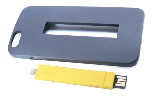 Чехол-накладка для iPhone 6/6S LAB.C с кабелем серый оптом, в розницу Центр Компаньон фото 4