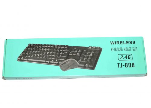 Беспроводная клавиатура TJ-808 черная с мышью - оптовая продажа фото 4 Беспроводная клавиатура TJ-808 черная с мышью - фото фото 4