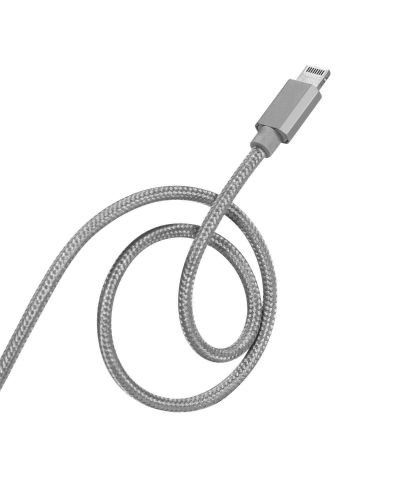 Кабель USB Lightning 8Pin HOCO UPF01 Metal MFI серый оптом, в розницу Центр Компаньон фото 3