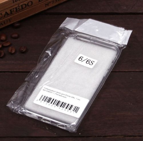 Чехол-накладка для iPhone 6/6S FASHION TPU 1мм 008291-1 прозрачный - фото фото 3