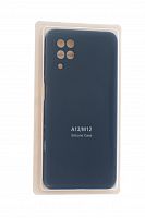 Чехол-накладка для Samsung M127F M12 SILICONE CASE закрытый темно-синий (8) - фото