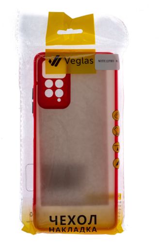 Чехол-накладка для XIAOMI Redmi Note 12 Pro 4G VEGLAS Fog красный оптом, в розницу Центр Компаньон фото 3