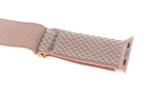 Ремешок для Apple Watch Nylon buckle 38/40/41mm светло-розовый оптом, в розницу Центр Компаньон фото 3