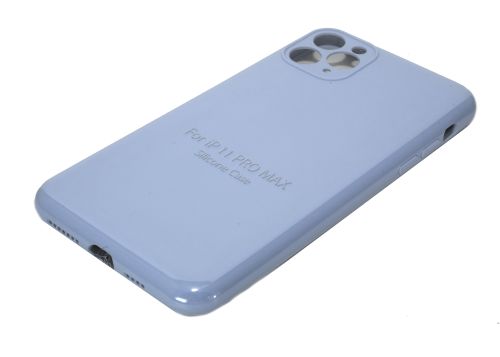 Чехол-накладка для iPhone 11 Pro Max VEGLAS SILICONE CASE NL Защита камеры сиренево-голубой (5) оптом, в розницу Центр Компаньон фото 2