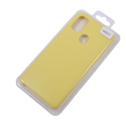 Чехол-накладка для Samsung M215F M21 SILICONE CASE NL желтый (20) оптом, в розницу Центр Компаньон фото 2