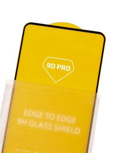 Защитное стекло для XIAOMI Poco X5 Pro FULL GLUE (желтая основа) пакет черный оптом, в розницу Центр Компаньон фото 3