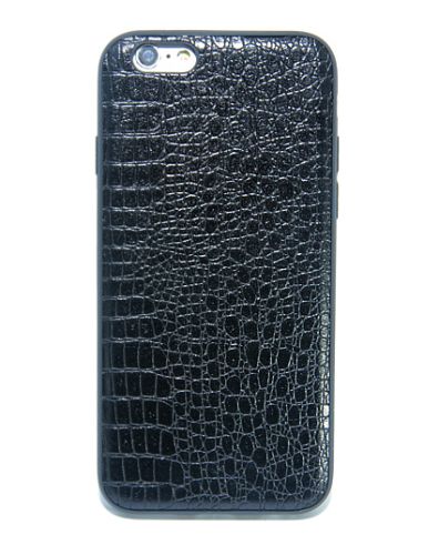 Чехол-накладка для iPhone 6/6S TOP FASHION Рептилия TPU черный блистер оптом, в розницу Центр Компаньон