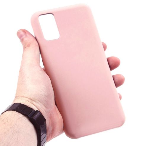 Чехол-накладка для Samsung A415F A41 SILICONE CASE светло-розовый (18) оптом, в розницу Центр Компаньон