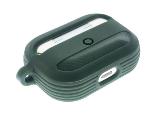 Чехол для наушников Airpods Pro Spigen зеленый - оптовая продажа фото 2 Чехол для наушников Airpods Pro Spigen зеленый - фото фото 2