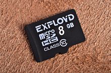 Карта памяти MicroSD 8 Gb Класс 10 Exployd без адаптера - фото