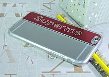 Купить Чехол-накладка для iPhone 7/8/SE SUPERME TPU красный  оптом, в розницу в ОРЦ Компаньон