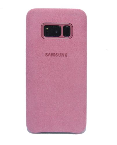 Чехол-накладка для Samsung G955H S8+ ALCANTARA CASE розовый оптом, в розницу Центр Компаньон фото 3