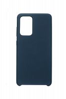 Чехол-накладка для Samsung A525F A52 SILICONE CASE OP темно-синий (8) - фото