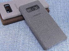 Чехол-накладка для Samsung N950F Note 8 HIHA CANVAS серый - фото