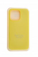 Чехол-накладка для iPhone 13 Pro VEGLAS SILICONE CASE закрытый лимонный (37) - фото