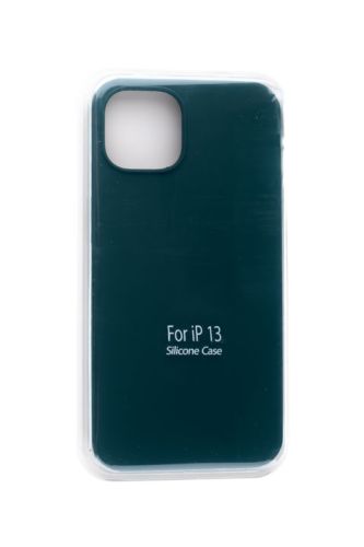 Чехол-накладка для iPhone 13 VEGLAS SILICONE CASE NL закрытый темно-зеленый (49), Ограниченно годен оптом, в розницу Центр Компаньон