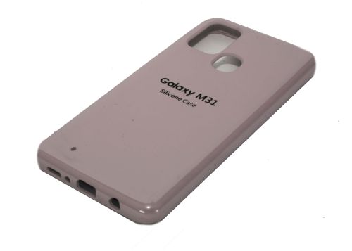 Чехол-накладка для Samsung M315F M31 SILICONE CASE закрытый светло-розовый (18) оптом, в розницу Центр Компаньон фото 2