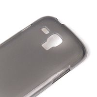Чехол-накладка для Samsung i8190 JZZS TPU ул/т пакет черная - фото