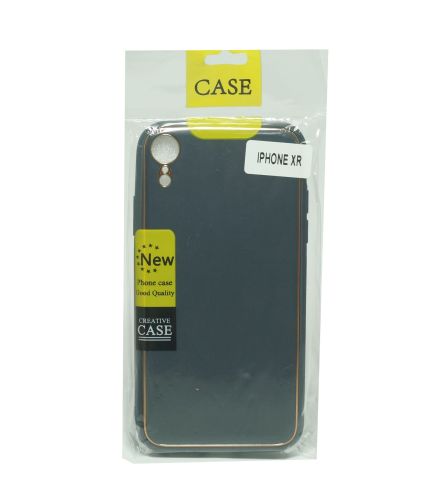 Чехол-накладка для iPhone XR PC+PU LEATHER CASE темно-синий оптом, в розницу Центр Компаньон фото 2