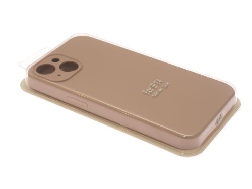 Чехол-накладка для iPhone 14 VEGLAS SILICONE CASE Защита камеры светло-розовый (19) - оптовая продажа фото 3 Чехол-накладка для iPhone 14 VEGLAS SILICONE CASE Защита камеры светло-розовый (19) - фото фото 3