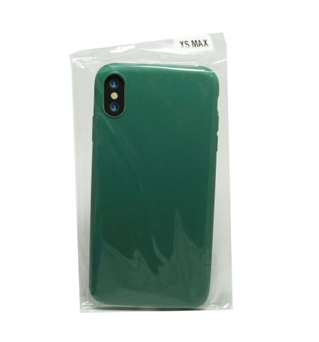 Чехол-накладка для iPhone XS Max LATEX темно-зеленый оптом, в розницу Центр Компаньон фото 2