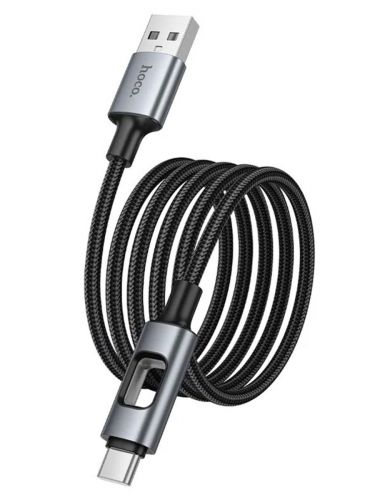 Кабель USB TYPE-C HOCO U144 1.2м черный - оптовая продажа фото 5 Кабель USB TYPE-C HOCO U144 1.2м черный - фото фото 5