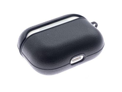 Чехол для наушников Airpods Pro Litchi черный - оптовая продажа фото 2 Чехол для наушников Airpods Pro Litchi черный - фото фото 2