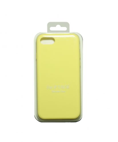 Чехол-накладка для iPhone 7/8 Plus SILICONE CASE закрытый лимонный (37) - фото