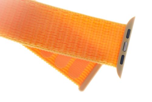 Ремешок для Apple Watch Sport Loop 42/44mm оранжево-желтый оптом, в розницу Центр Компаньон фото 2