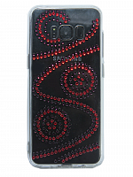 Чехол-накладка для SAMSUNG G950F S8 YOUNICOU стразы LINES PC+TPU Вид 1 - фото