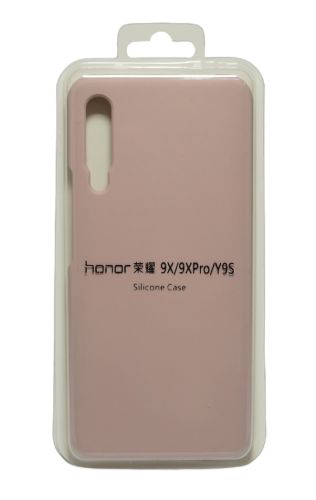 Чехол-накладка для HUAWEI Honor 9X SILICONE CASE закрытый светло-розовый (18) 																					 оптом, в розницу Центр Компаньон фото 2