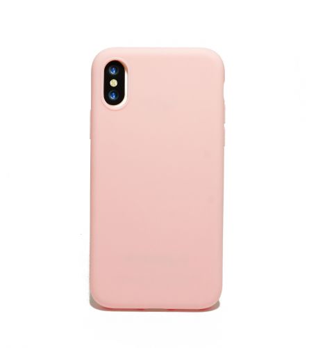 Чехол-накладка для iPhone X/XS LATEX розовый - оптовая продажа Чехол-накладка для iPhone X/XS LATEX розовый - фото