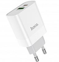 СЗУ USB HOCO C80A Plus 3A PD20W QC3.0 белый - фото