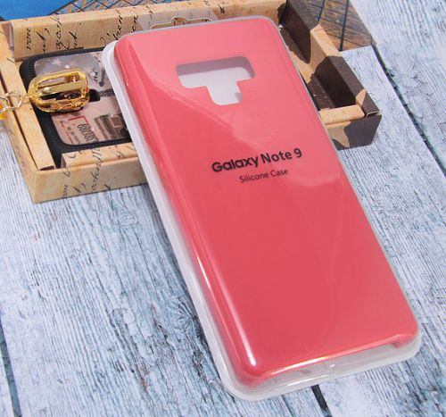 Чехол-накладка для Samsung N960F Note 9 SILICONE CASE красный - оптовая продажа Чехол-накладка для Samsung N960F Note 9 SILICONE CASE красный - фото
