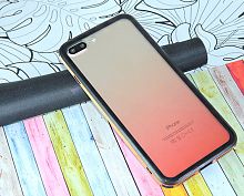 Купить Чехол-накладка для iPhone 7/8 Plus GRADIENT TPU+Glass оранжевый  оптом, в розницу в ОРЦ Компаньон