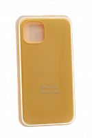 Чехол-накладка для iPhone 13 SILICONE CASE закрытый желтый (4), Ограниченно годен - фото