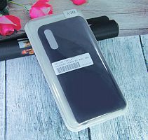 Чехол-накладка для Samsung A705 A70 SILICONE CASE темно-синий - фото
