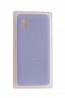 Чехол-накладка для Samsung A035F A03 SILICONE CASE закрытый сиреневый (13) - фото